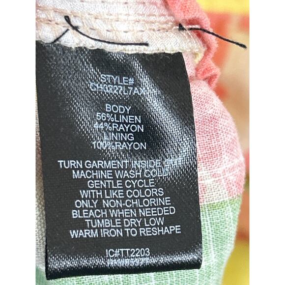 Sanctuary Women’s Small Multicolor Floral Linen Blend Casual Shorts New - Picture 5 of 5